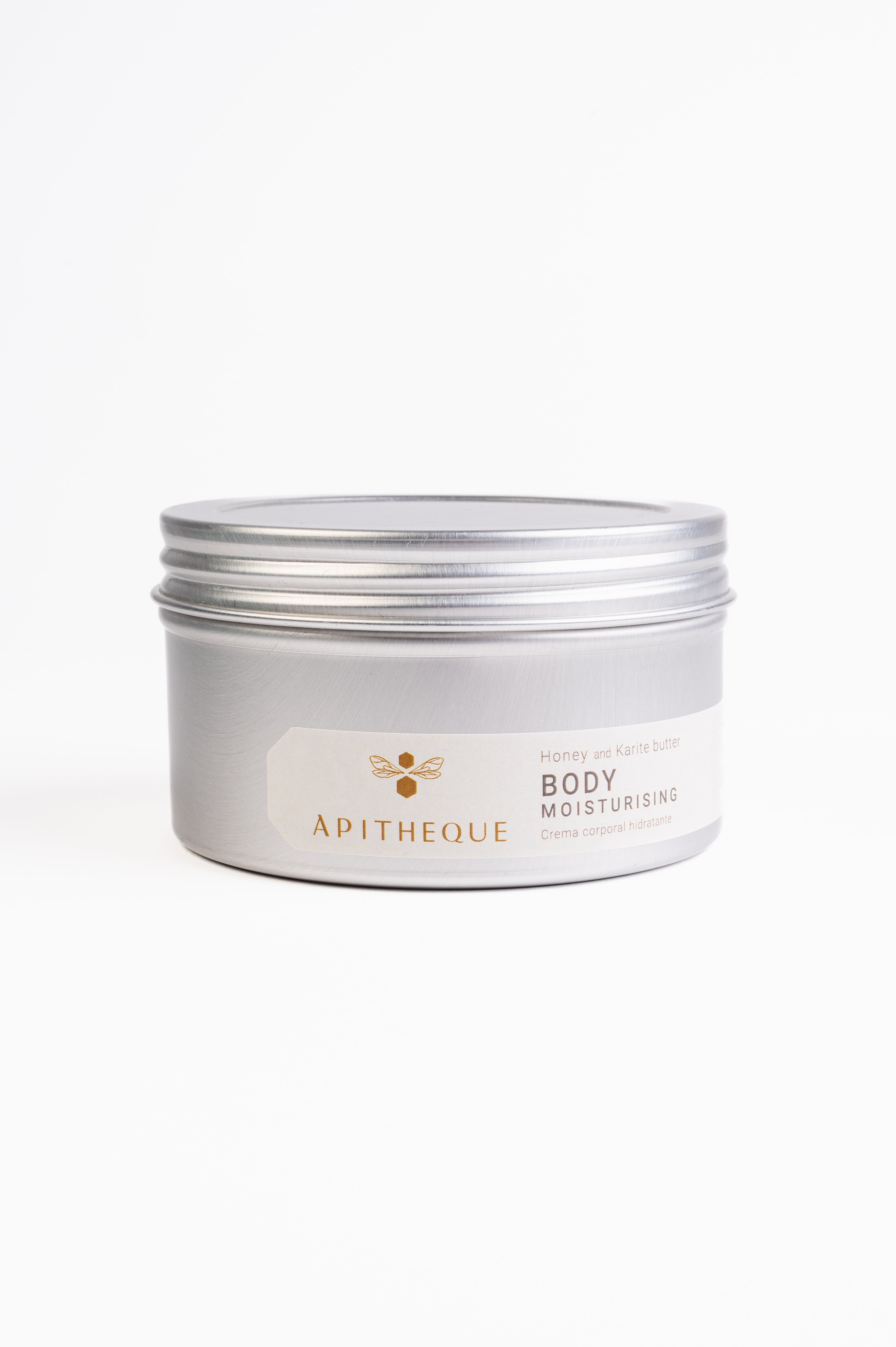 metal beholder med Apitheque Body Cream (300ml)