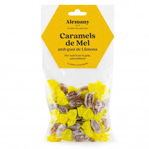 Pose med Alemany honningbolsjer med citron – friskhed og naturlig sødme